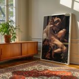 Saint John the Baptist - Youthful Wilderness Scene by Caravaggio canvas wall art - Image 6