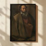 Saint Paul - Velazquez Biblical Portrait in Earthy Baroque Tones canvas wall art - Image 2