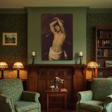 Saint Sebastian - Nicolas Regnier Classical Nude with Dark Contrast canvas wall art - Image 4