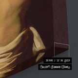 Saint Sebastian - Nicolas Regnier Classical Nude with Dark Contrast canvas wall art - Image 8