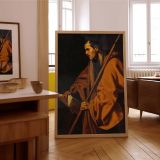 Saint Thomas - Velazquez Apostle Holding Scroll in Warm Tones canvas wall art - Image 7
