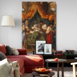 Saints Cosmas and Damian - Treating Bedridden Patient Scene canvas wall art
