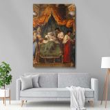 Saints Cosmas and Damian - Treating Bedridden Patient Scene canvas wall art - Image 5