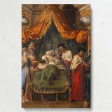 Saints Cosmas and Damian - Treating Bedridden Patient Scene canvas wall art - Image 7