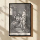 Samson and Delilah - Gustave Dore Betrayal and Strength Scene canvas wall art - Image 2