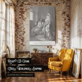 Samson and Delilah - Gustave Dore Betrayal and Strength Scene canvas wall art - Image 3