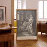 Samson and Delilah - Gustave Dore Betrayal and Strength Scene canvas wall art - Image 7