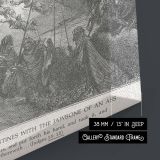 Samson with Jawbone - Gustave Dore Against the Philistines canvas wall art - Image 8