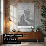 Samuel Blesses Saul - Gustave Dore Old Testament Prophetic Scene canvas wall art