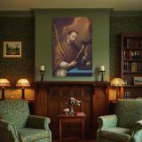San Juan Nepomuceno by Jose Campeche - Warm Browns and Soft Golden Light canvas wall art - Image 4