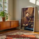 San Juan Nepomuceno by Jose Campeche - Warm Browns and Soft Golden Light canvas wall art - Image 6