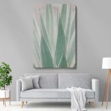 Sansevieria Plant - Minimal Green Botanical Close-Up canvas wall art - Image 5