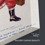 Santa Claus with Sleigh - 1936 Queenslander Christmas Poster - Image 3