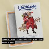 Santa Claus with Sleigh - 1936 Queenslander Christmas Poster - Image 6