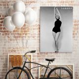 Marilyn Monroe Black and White Canvas Sexy Model Singer Nude Home Decor - Image 2