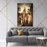 Baptism of Christ Painting by Leonardo Da Vinci Canvas Wall Art - Image 2