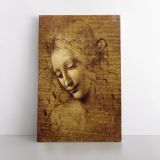 La Scapigliata Painting by Leonardo Da Vinci Canvas Wall Art - Image 5
