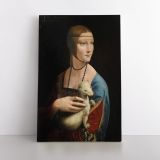 Lady with an Ermine Painting by Leonardo Da Vinci Canvas Wall Art - Image 5