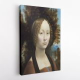 Lady with an Ermine Painting by Leonardo Da Vinci Canvas Wall Art - Image 4