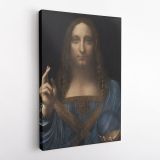 Famous Salvator Mundi Painting by Leonardo Da Vinci Canvas Wall Art - Image 4