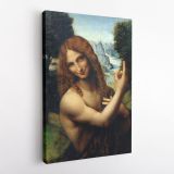 Famous Gian Giacomo Caprotti Painting by Leonardo Da Vinci Canvas Wall Art - Image 4
