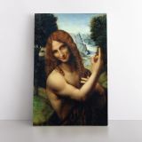 Famous Gian Giacomo Caprotti Painting by Leonardo Da Vinci Canvas Wall Art - Image 5