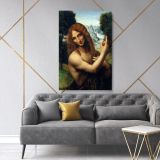 Famous Gian Giacomo Caprotti Painting by Leonardo Da Vinci Canvas Wall Art - Image 2