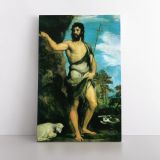 Saint John the Baptist Famous Painting by Leonardo Da Vinci Canvas Wall Art - Image 5