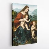 Saint John the Baptist Painting by Leonardo Da Vinci Canvas Wall Art - Image 4