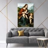 Saint John the Baptist Painting by Leonardo Da Vinci Canvas Wall Art - Image 2