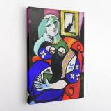 Pablo Picasso: Paintings of Woman Artistic Modernism Famous Painting Canvas - Image 2