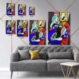 Pablo Picasso: Paintings of Woman Artistic Modernism Famous Painting Canvas - Image 3