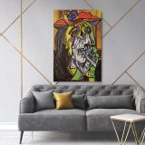 Pablo Picasso: Weeping Woman Artistic Famous Painting Photo Print on Canvas Wall Posters - Image 2