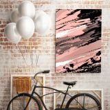 Modern Abstract Marble Painting Art Photo Print on Canvas with Frame Wall Mural - Image 4
