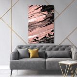 Modern Abstract Marble Painting Art Photo Print on Canvas with Frame Wall Mural - Image 2