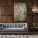 Modern Abstract Marble Painting Art Photo Print Canvas with Frame Hangings Gift