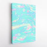 Modern Abstract Marble Painting Art Photo Print on Canvas with Frame Wall Mural Gift - Image 3