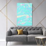 Modern Abstract Marble Painting Art Photo Print on Canvas with Frame Wall Mural Gift - Image 8
