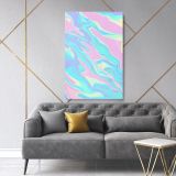 Marble Painting Art Photo Print on Canvas with Frame Wall Mural Hangings Canvas Gift - Image 2