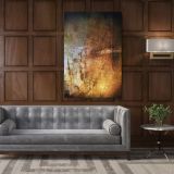 Modern Abstract Marble Painting Art Photo Print on Canvas with Frame Wall Mural Hangings Gift