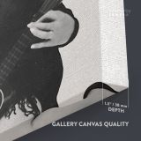 Marilyn Monroe Sexy Black and White Canvas Wall Art - Image 5