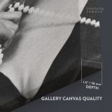 Black and White Canvas Marilyn Monroe Sexy Model Singer Nude Canvas Wall Art - Image 6