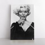 Black and White Canvas Marilyn Monroe Sexy Model Singer Nude Canvas Wall Art - Image 4