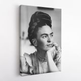 Frida Con Amigos High-Quality wall art, for Feminist, Artistic Retro Wall, Women Canvas Wall Art