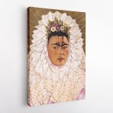 Frida Kahlo Autoportrait wall art, for Feminist, Women Empowerment, Wall Art Canvas Wall Art