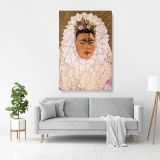 Frida Kahlo Autoportrait wall art, for Feminist, Women Empowerment, Wall Art Canvas Wall Art - Image 3