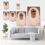Frida Kahlo Autoportrait wall art, for Feminist, Women Empowerment, Wall Art Canvas Wall Art - Image 4