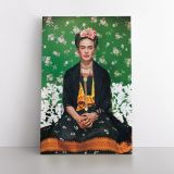 Frida Kahlo White Bench wall art on Canvas, Wall Art, Canvas, Art Canvas Wall Art - Image 2