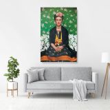 Frida Kahlo White Bench wall art on Canvas, Wall Art, Canvas, Art Canvas Wall Art - Image 3