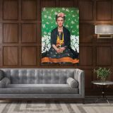Frida Kahlo White Bench wall art on Canvas, Wall Art, Canvas, Art Canvas Wall Art - Image 5